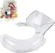 Splash Guard,Pouring Shield for Kitchen Aid 4.5~5 Quart Tilt-Head Stand Mixer,Tilt-Head Stand Mixers Accessories,As Kitchen Aid Accessories and Attachments,Secure Fit Splash Guard Accessory,Clear