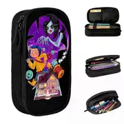 Kerota BD1109-Coralines Cartoon Pencil Cases Pen Box Pencil Bags Girl Boy Big Capacity School Supplies Gifts Pencilcases 5x10.5x21cm
