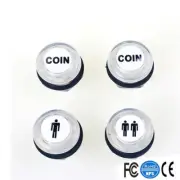 4pcs Arcade LED Push Buttons 12V Illuminated Light MAME JAMMA 1P.2P .COIN