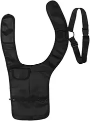 WESIEVYA Bag for -theft Adjustable Straps Adjustable Shoulder Strap Running Holder for Men Back Wallet Bag Underarm Pouch Shoulder -theft Bag Black