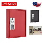 Heavy-Duty 60-Key Key Storage Box with Electronic Combination Lock for Security