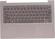 Laptop PalmRest&Keyboard for Lenovo ThinkBook 14 G4+ IAP English US 5CB1H68356 with Backlight Touchpad Non Fingerprint Grey New