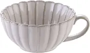 Unique Soup Mug Container Coffee Tea Soup Bowls,Small Ceramic Soup Cup,Breakfast Bowl with Handle,Coffee,Dessert,Microwave and Oven Safe.-blue-250ml 9oz (Color : White, Size : 250ml 9oz)
