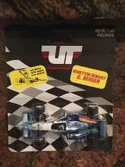 UT 1/43 G.BERGER F1 Racing Car Benetton Pull Back Action