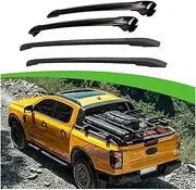 4PCS Aluminum Roof Rack Cross bar Compatible for Ford Ranger T9 2023 2024,The Cargo Carrier Rooftop Luggage crossbars