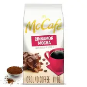 1 Rare 11oz NIB McDonald McCafe Cinnamon Mocha Ground Coffee Brew Roast Best0622