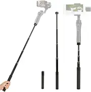 YILIWIT Extension Rod for Gimbal 29 inch Adjustable Selfie Stick Compatible with Gimbal Stabilizer DJI Osmo Mobile 2/Feiyu/Zhiyun Smooth Q & 4 and All Gimbles with 1/4" Thread