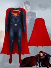 SUPER MAN HERO COSPLAY ADULT COSTUME 2ND SKIN BODYSUIT SIZE M L XXL AUSTOCK