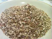 Tri Color Organic quinoa flakes, 8 oz package. Gluten free.
