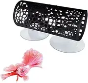 Esforzarse Betta Fish Tube Tunnel Toy,Aquarium Decor Cave,Aquarium Accessories for Betta Fish Aquarium Decoration Betta Hammock Bed Tunnel,Multipurpose Fish Tank Accessories,Space Saving Betta Hammock