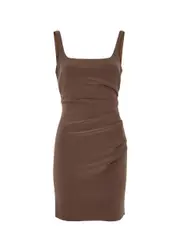 Bec & Bridge Karina Mini Dress - Chocolate - 8 (UK8 / S) 8 (UK8 / S)