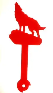 Howling Wolf Metal Mailbox Flag CNC Metal Art Hardware Included Home Decor D1