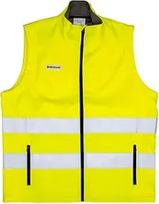 Dunlop Unisex Hi-Vis Body Warmer Yellow XL, yellow, Einheitsgröße Große Größen