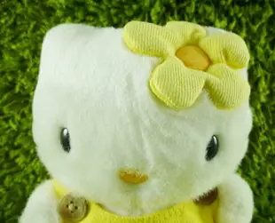 【震撼精品百貨】Hello Kitty 凱蒂貓 KITTY絨毛娃娃-黃花造型 震撼日式精品百貨