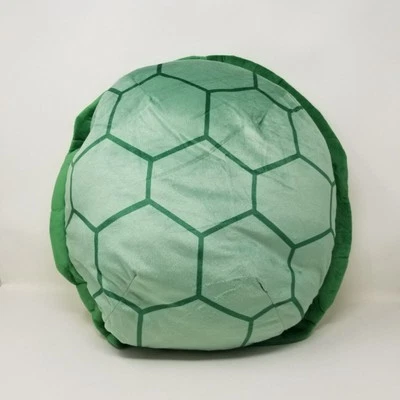 Green Turtle Shell Plush 21” Backpack Fukuya New with Tags