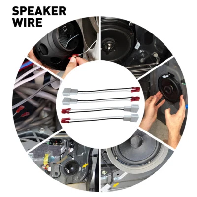 4PCS Speaker Connector Harness Adapter Fits for Scion xA iQ tC xB xD FR-S Toyota (for: Subaru)