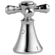 Delta H295 Cassidy Set of Two Cross Handles for Bathroom Faucet - Chrome