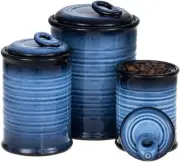 Food Storage Jar Sets: Ceramic Container with Air Tight Lid for Flour/Sugar/Rice