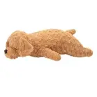 Big Plush Toy Poodle Stuffed Body Pillow Sofa Backrest Cushion 28" Mocha F/S JP