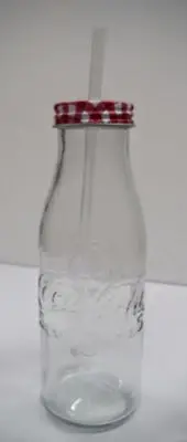Coca-Cola Glass Milk Bottle