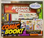 Mine 2 Design - Awesome Comics Make Your Own Comic Book Kit - Sealed Mint New!
