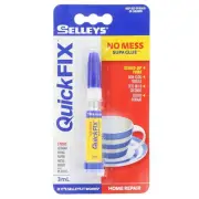 Selleys Quick Fix No Mess Supa Glue Liquid 3 Ml
