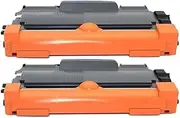 TopBanana's - TN2250 TN-2250/2030 Black (Pack of 2) Replacement Toner Cartridge for Brother Printers DCP7065DN, FAX2840 FAX2950, HL2130/2240D/2242D/2250DN/2270DW, MFC7240/7360N/7362N/7460N MFC7860DW