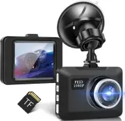 Dash Cam 1080P Full HD Dash Camera for Cars Dashcam with LCD Display Loop Record