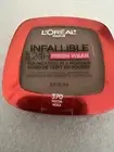 L'Oreal Paris Infallible up to 24H Fresh Wear Foundation In A Powder #370 Mocha.