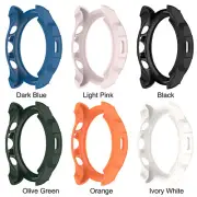 For Fossil Gen 6 42MM/44MM Protective Bumper Case TPU Screen Protector Cover