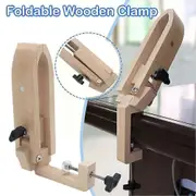 Foldable10-70mm Wooden Clamp Adjustable Wood Leather Lacing Diy Stitching Sewing Pony Hand Craft Tools J2c3