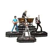 Set of 4 10" Queen Rock Iconz Statue Collectible Action Figure