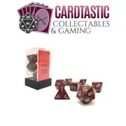 Silver Volcano Speckled Polyhedral 7-Die Set Chessex CHX25344