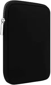 vividstarry 6 Inch Neoprene Sleeve Case Pouch Bag E-Reader Protect Cover for Kindle 2022, Kindle 2019, Kindle Oasis, Kindle Kids, Kindle Paperwhite Kids, for Kobo Nia, Clara 2E (Black)