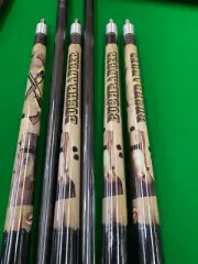 Four (4) x Bushrangers Mk 2 Pool Snooker Billiards 2Pce CUES 57"