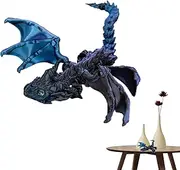 Dragon Figurine | 3D Printed Articulated Flying Dragon Model - Creative Crafts, Movable Joints Executive Desk Fidget Toys for Home Office
