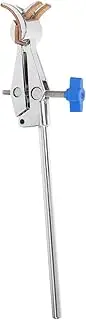 ULTECHNOVO 4 Adjustable Angle Prong Lab Clamp Iron Prongs with Cork Lining for Secure Grip Test Tubes and Flask for Laboratory and Chemical Plant Applications