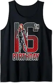 [Marvel] Black Widow 16th Birthday Pose Portrait Tank Top