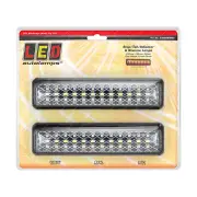 LED Autolamps Stop Tail Indicator Reverse Light 36 LED Lamp 12-24V Blister of 2