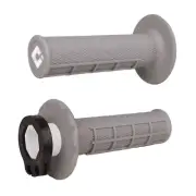 Odi V2 Half Waffle MX Lock-On Grips Grey - Soft Compound For KTM 150 SX 2009-22