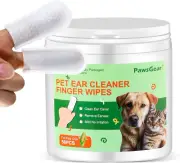 Ear Wipes for Dogs and Cats,Soothing Cleansing,Odor Removal,Natural Plant Extrac