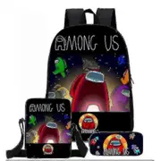 Among Us Three-piece School Bag Elementary School Backpack,2024 Ping