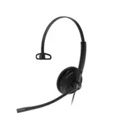 [YHS34L-M] YHS34 Lite Mono Wideband Noise-Canceling Headset, Monaural Ear, RJ9, QD