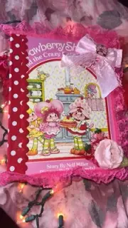 Strawberry Shortcake Handmade Junk Journal