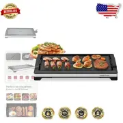 Fast Heating Smokeless Indoor Griddle with Large Nonstick Surface and Cool Touch