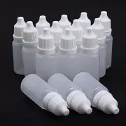5/10/20 Pcs 20ml Plastic LDPE Eye Dropper Bottles Liquid Squeezable Empty USN