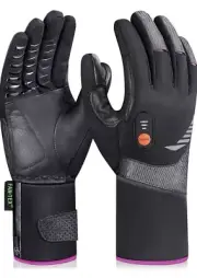 Heated Gloves for Men Women, Winter Warm Gloves for Arthritis Raynaud's, Rech...