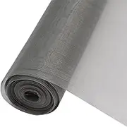 SXEVZOO 304 Stainless Steel Mesh Anti-Rust Hardware Cloth 80 Mesh Filter Net Cuttable Metal Mesh Screen for Windows Door Filter(1x3m)