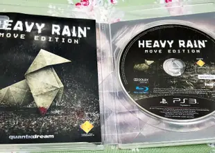 幸運小兔 PS3 暴雨殺機 中文版 Move Edition HEAVY RAIN 體感版 PlayStation3