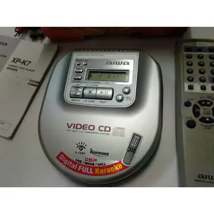 早期 愛華 AIWA xp-k7 CD隨身聽 CD PLAYER  VCD撥放